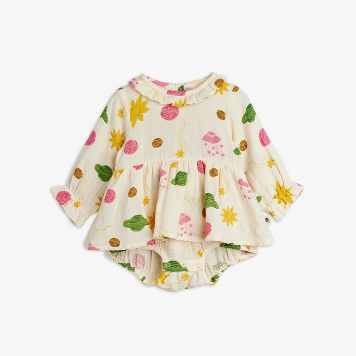 Off-white Space AOP Muslin L/S Bodysuit