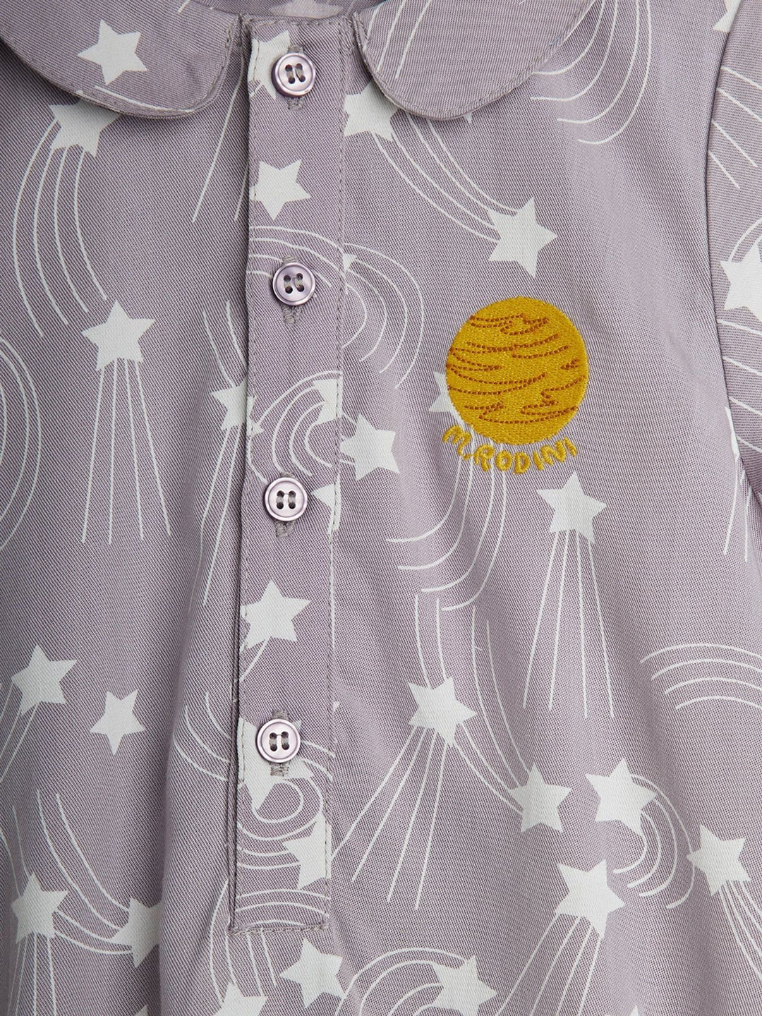 Purple Starfall AOP Woven Bodysuit