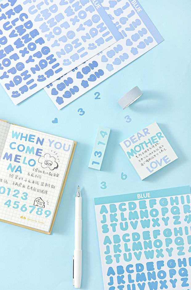 Alphabet Sticker Set (2 Sheets)