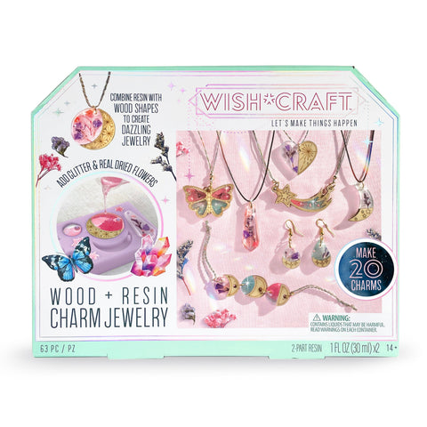 Wishcraft Wood + Resin Charm Jewelry