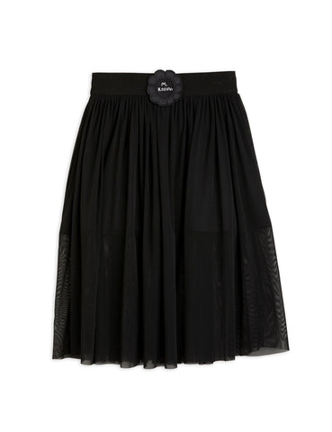 Bat Flower Tulle Skirt