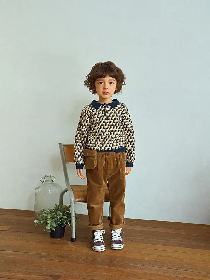 Charlee Corduroy Waist Pocket Pants