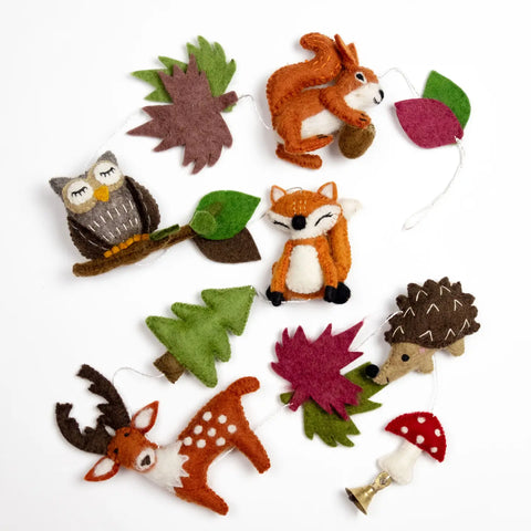 Felt Forest Garland