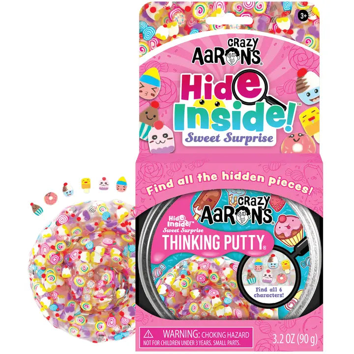 Hide Inside! Sweet Surprise - Full Size 4" Thinking Putty Tin