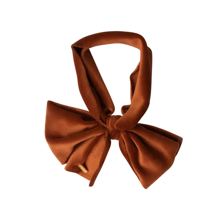 Luggage Velvet Bow Headband