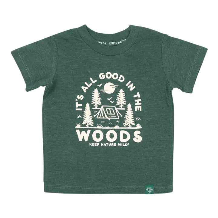 Good in the Woods Tee - Heather Forest