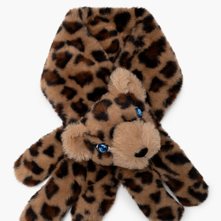 Jungle Jeweled Leopard Scarf