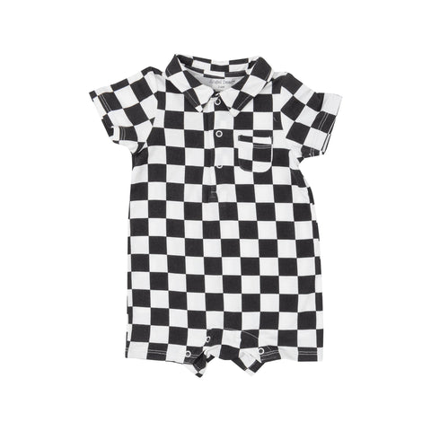 Checkerboard Polo Shortie