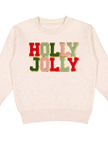 Holly Jolly Patch Sweatshirt