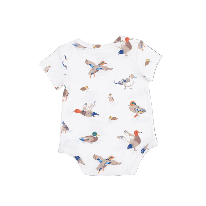 Beige Ducks S/S Bodysuit