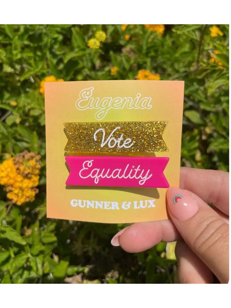 Vote + Equality Hair Clips