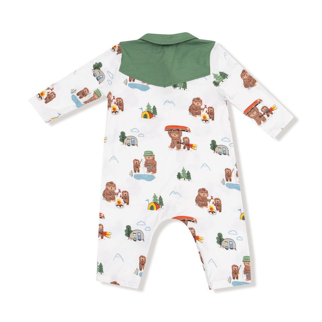 Bigfoot Camping L/S Cowboy Romper