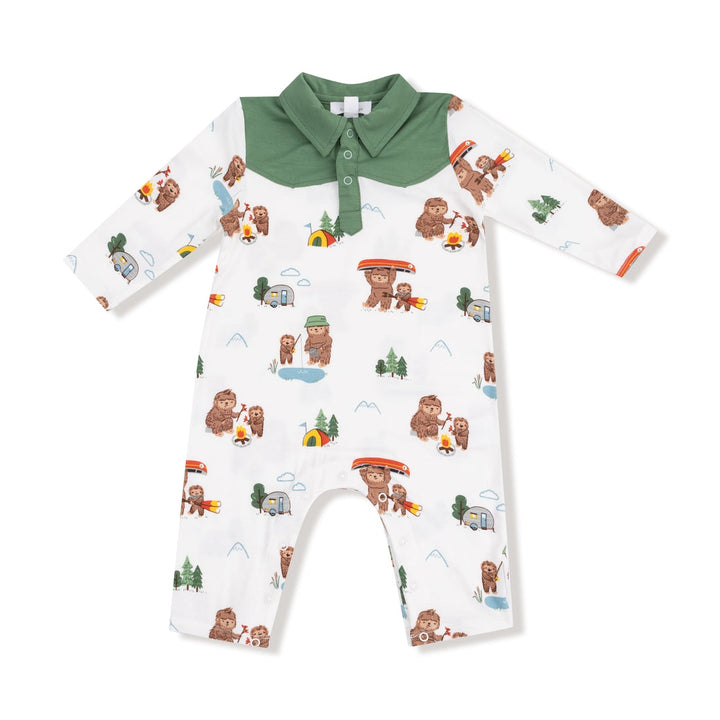 Bigfoot Camping L/S Cowboy Romper
