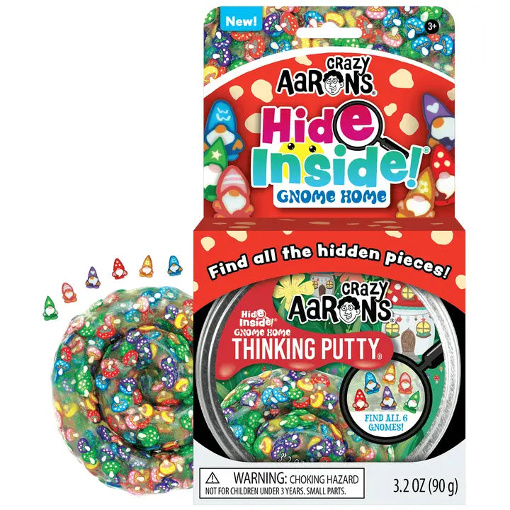 Hide Inside! Gnome Home - Full Size 4" Thinking Putty Tin