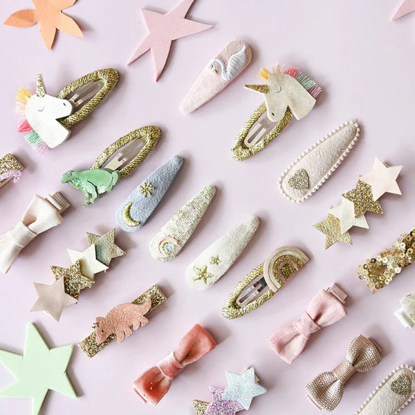 Glitter Dino Bar Clips