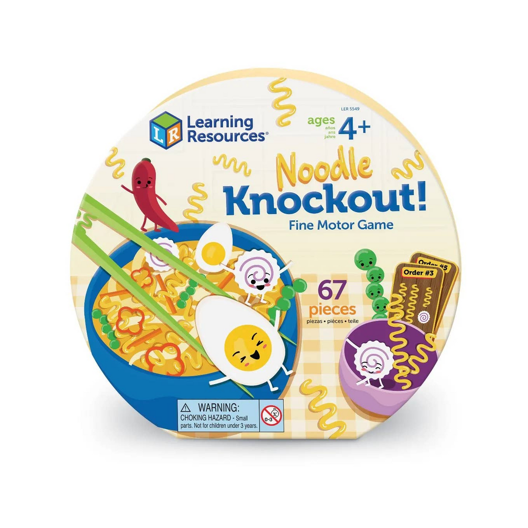 Noodle Knockout Fine Motor Game