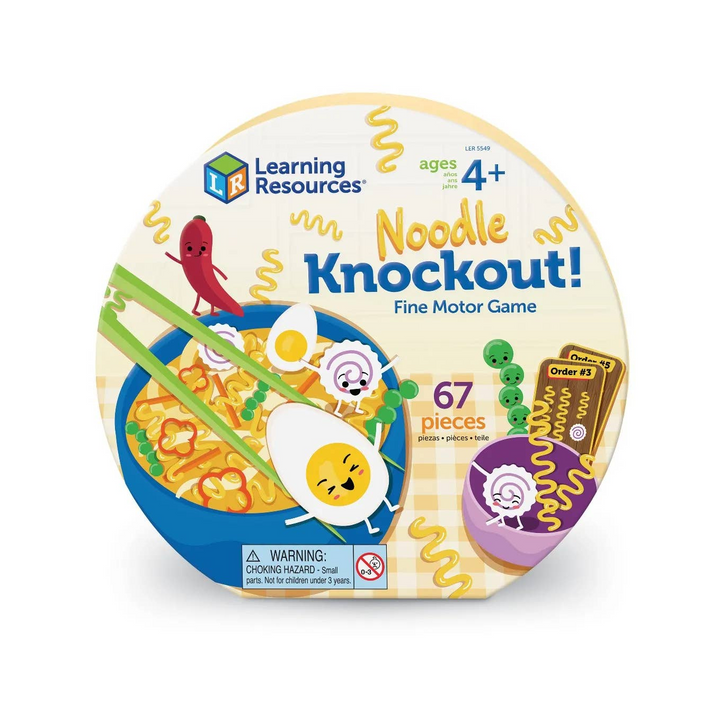 Noodle Knockout Fine Motor Game