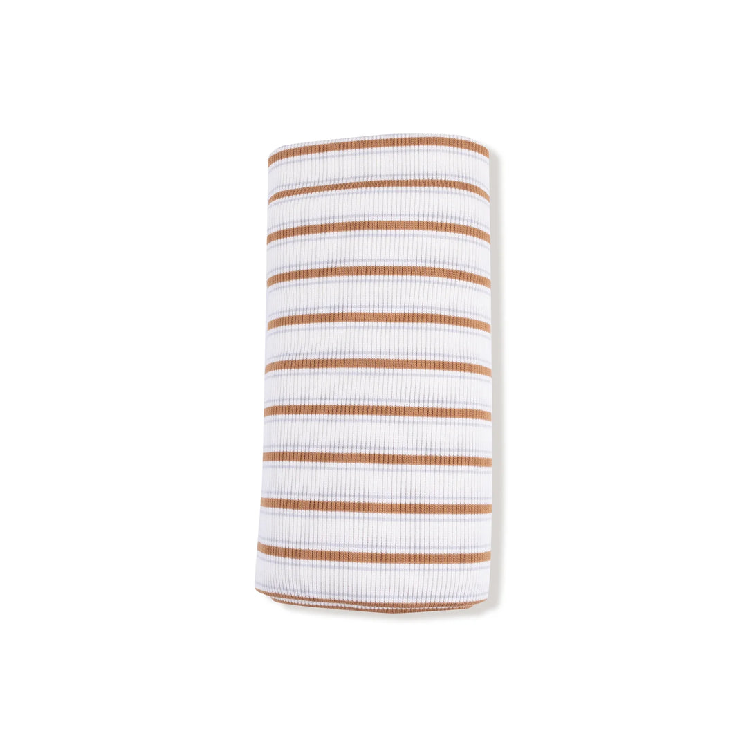 Brown Vintage Stripe Swaddle 45x45