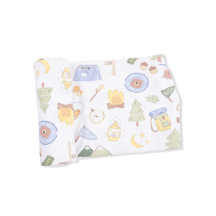 Camping Blue Swaddle