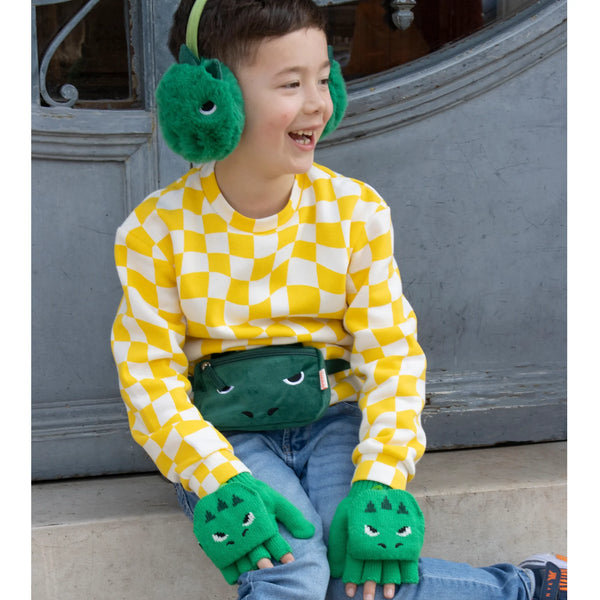 T. Rex Knitted Gloves 3-6 years