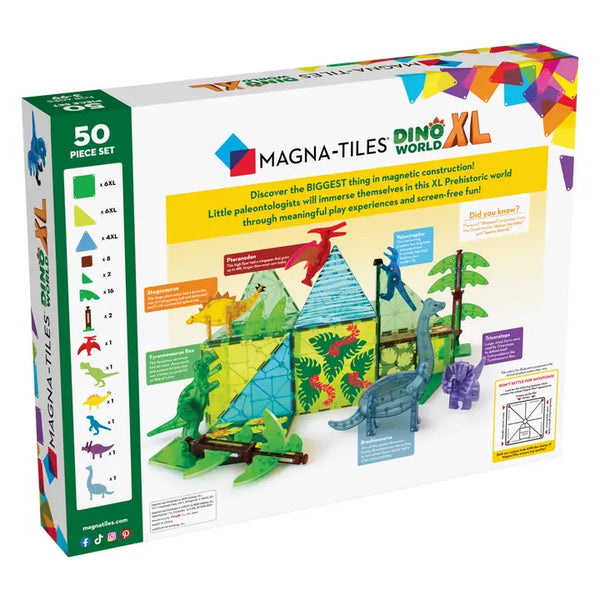 Magna-Tiles Dino World XL 50pc Set