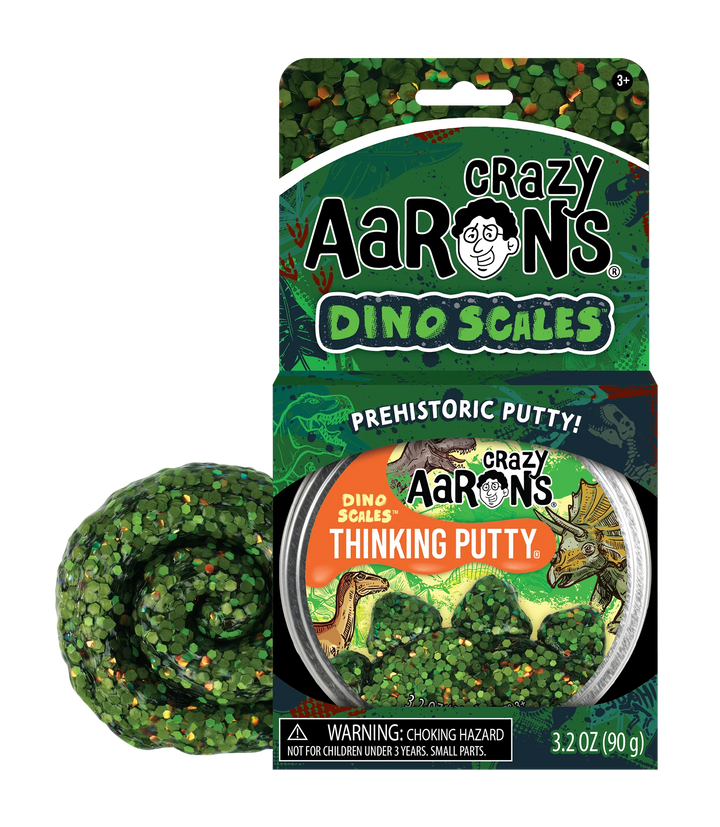 Dino Scales 4" Thinking Putty Tin