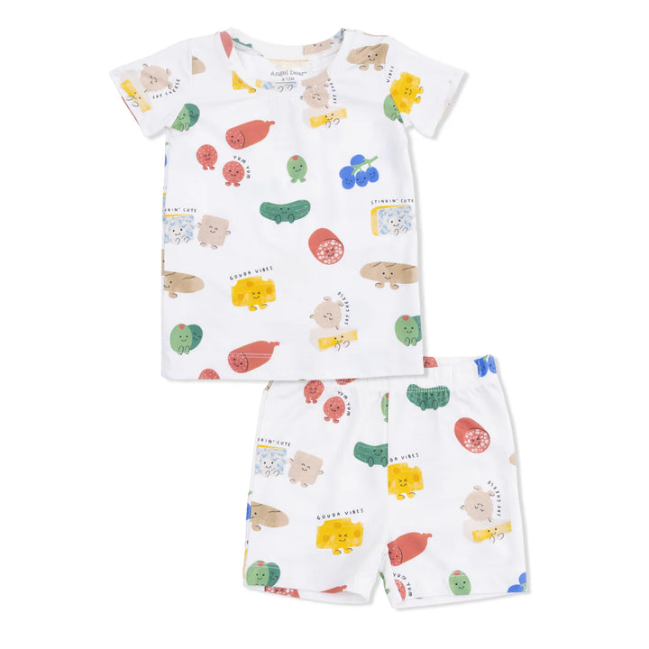 Ivory Charcuterie Cuties S/S Pajama Set