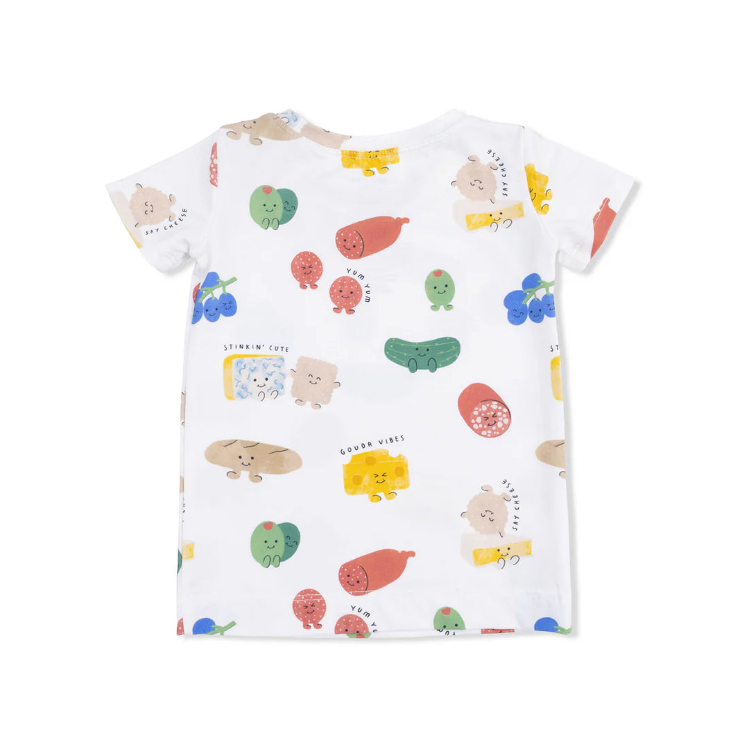 Ivory Charcuterie Cuties S/S Pajama Set