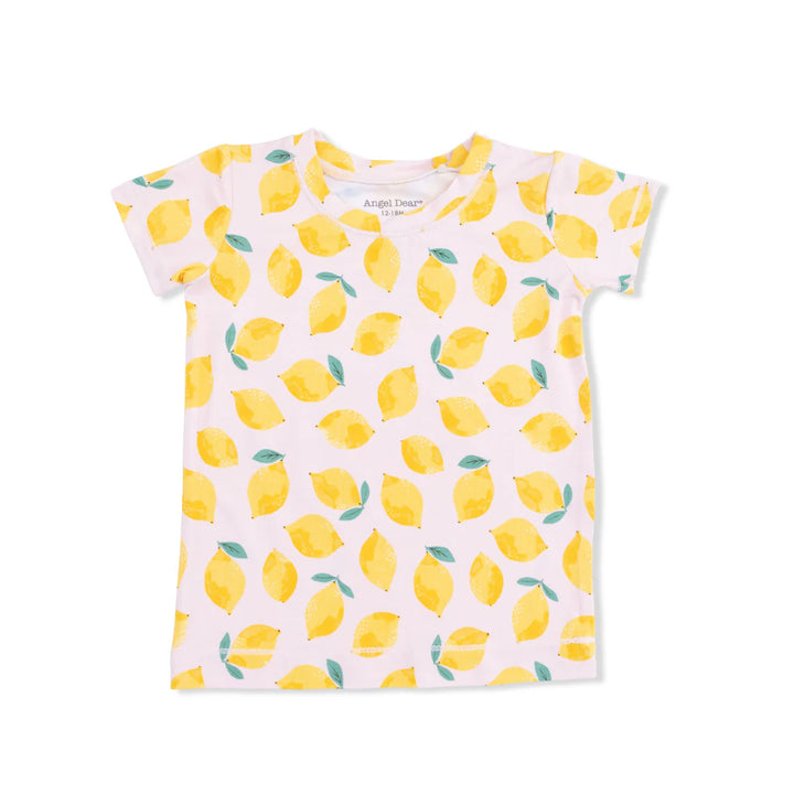 Pink Sunny Lemons S/S Pajama Set