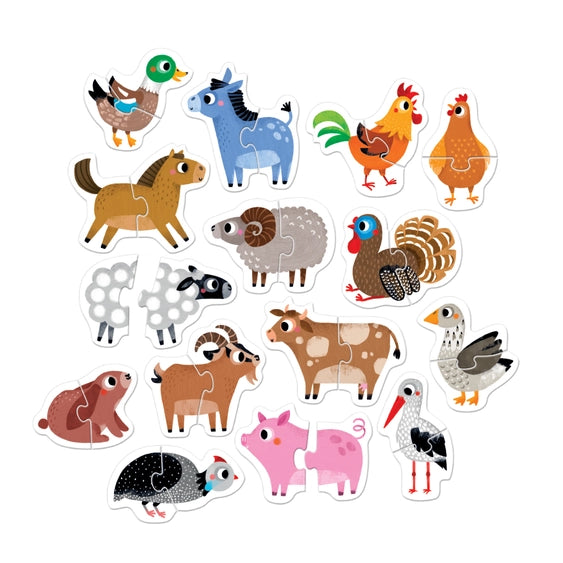 Progressive Puzzles Farm Animals 18m+