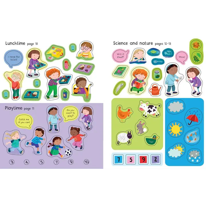 First Sticker Book: Starting Kindergarten