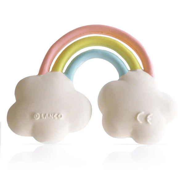 Natural Rubber Rainbow Teether