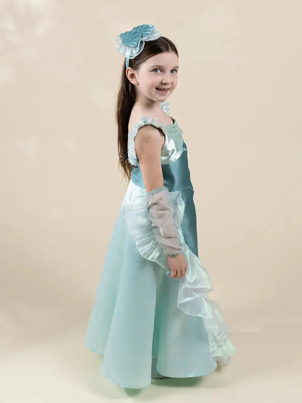 Iridescent Mermaid Play Costume with Headband