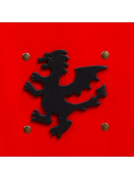 Wooden Shield Red Dragon