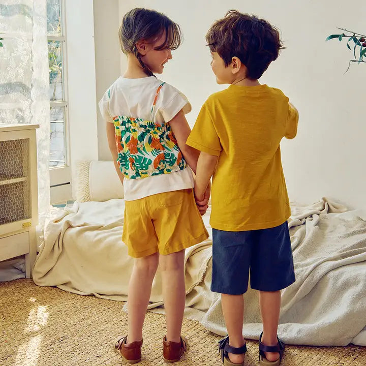 Floral Graphic Cami Layered Tee