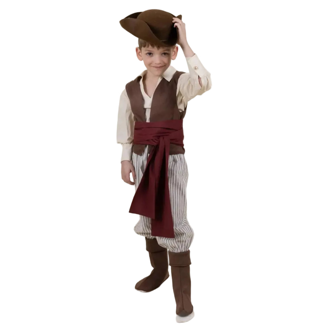 Pirate Play Costume with Hat