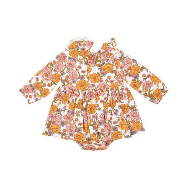 Ambers Floral Peter Pan Collar Skirted Bubble