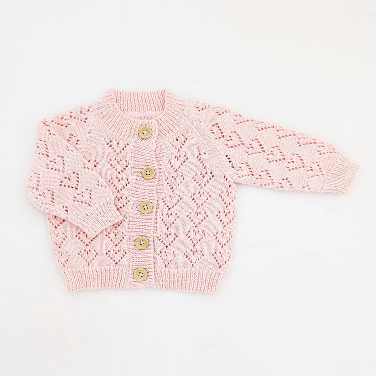 Blush Lace Valentine Cardigan -