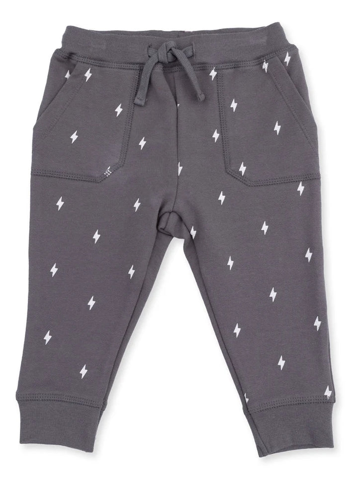 French Terry Jogger - Lightning Bolt