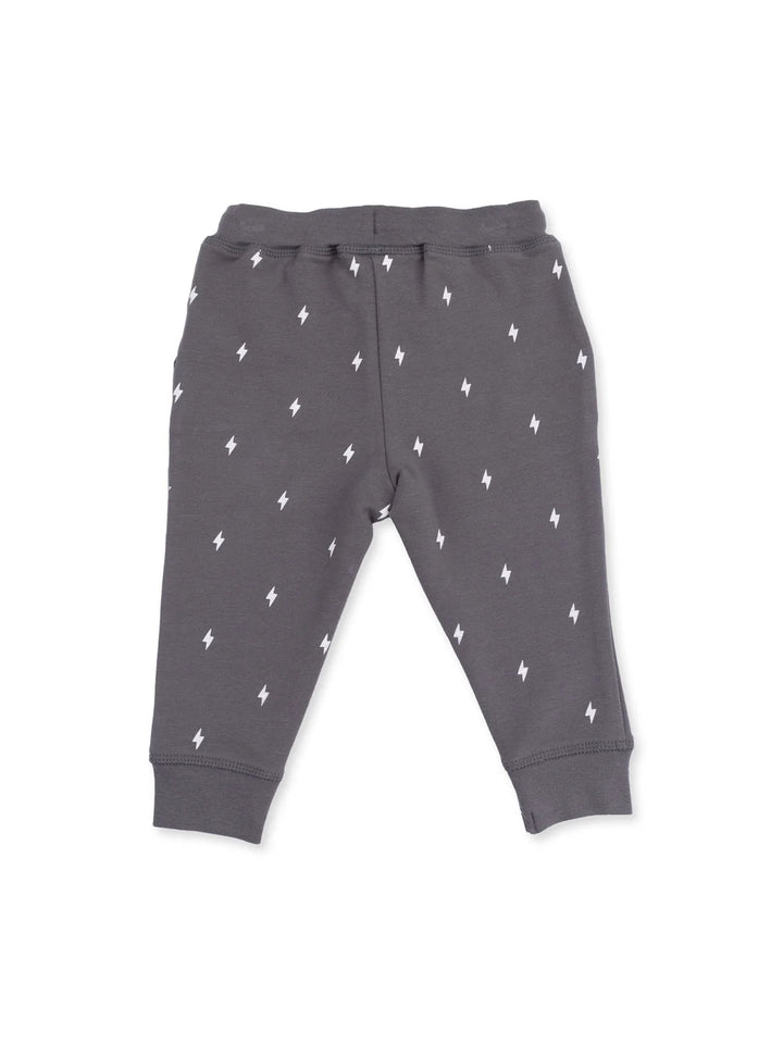French Terry Jogger - Lightning Bolt