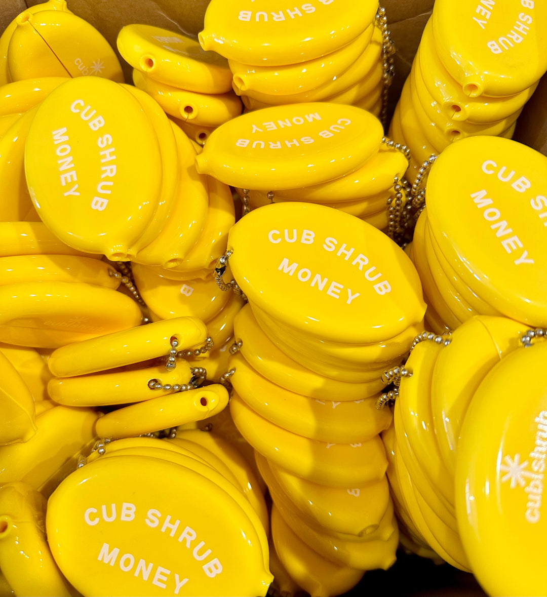 Coin Pouch - Cub Shrub Money yellow/white