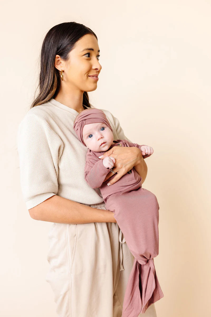 Sienna Knotted Gown nb-3 months