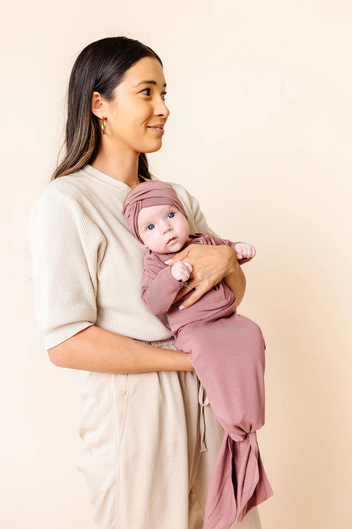 Sienna Knotted Gown nb-3 months