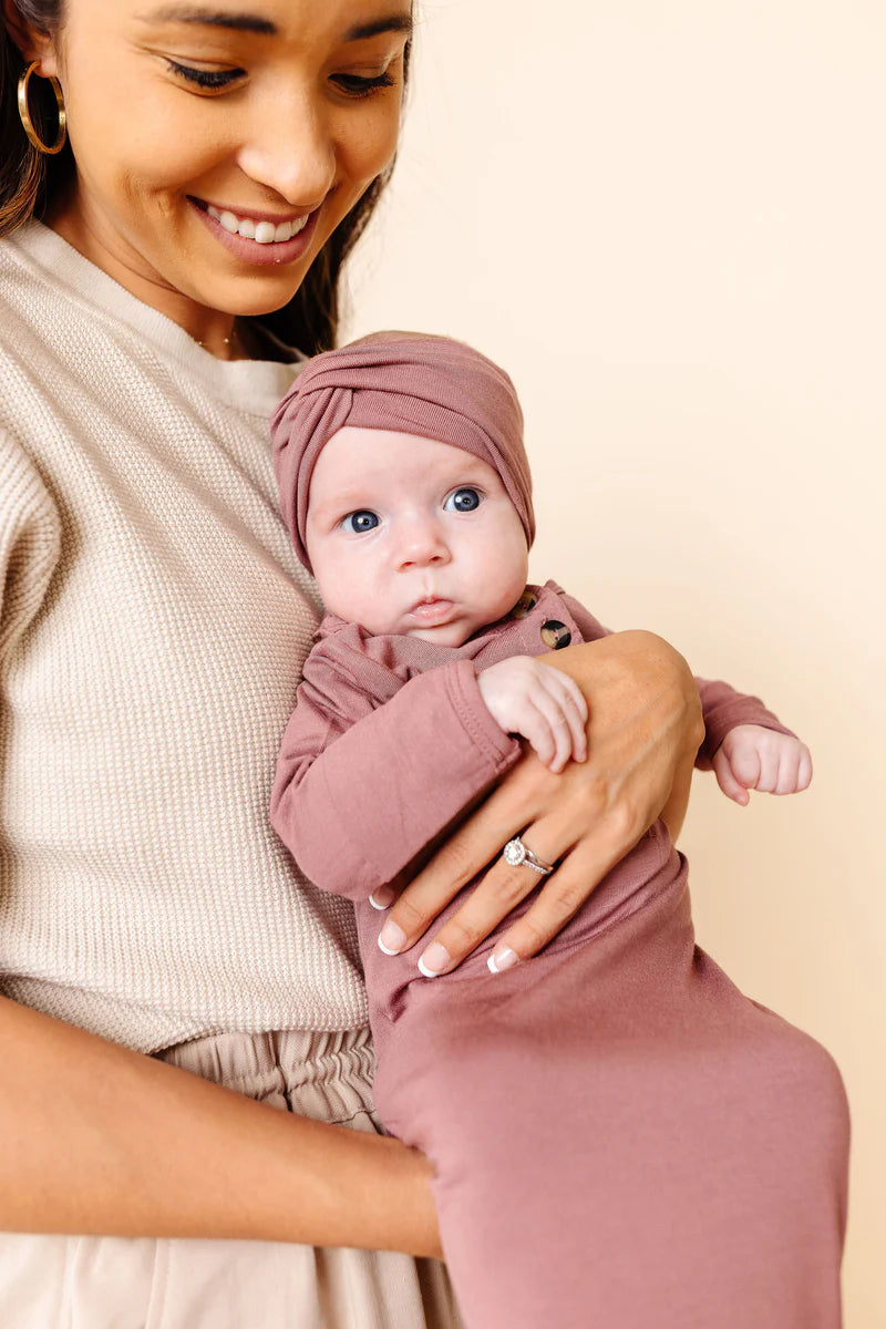 Sienna Knotted Gown nb-3 months