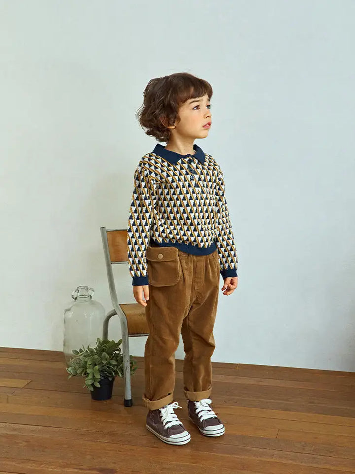 Charlee Corduroy Waist Pocket Pants