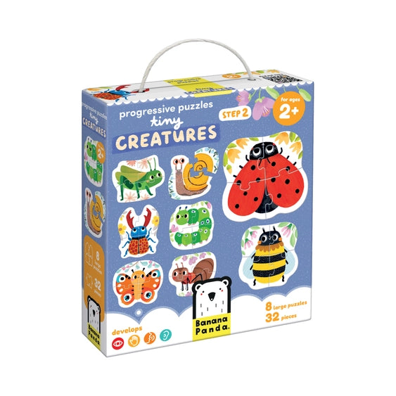 Progressive Puzzles Tiny Creatures 2+ years