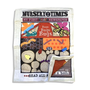 Nursery Times Crinkly Newspaper - Bugs