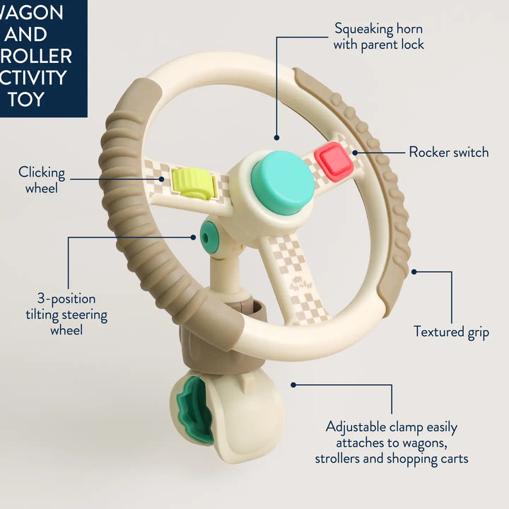 Bitzy Driving Wheel w/ Stroller Clamp