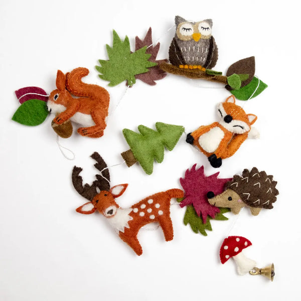 Felt Forest Garland