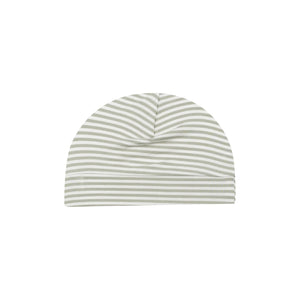 Desert Green Stripe Beanie Hat 0-3 months